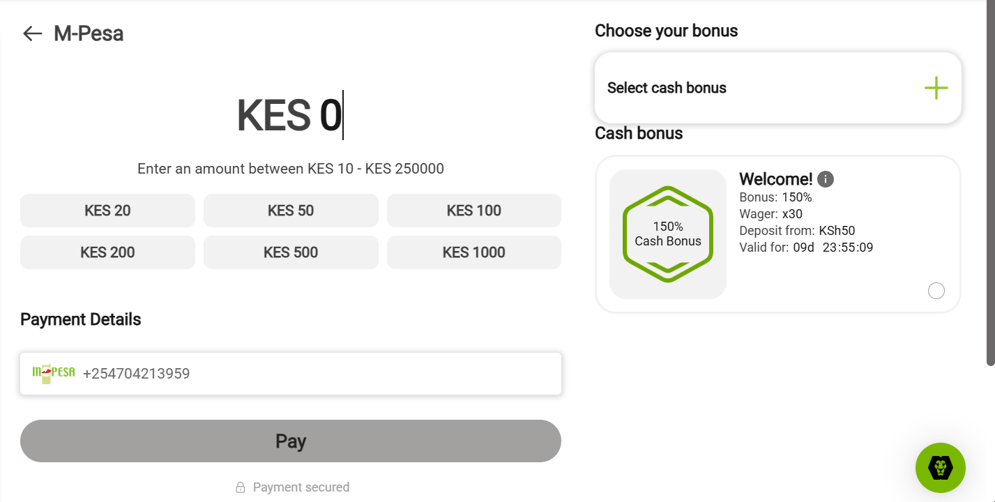 Playabets Payment methods