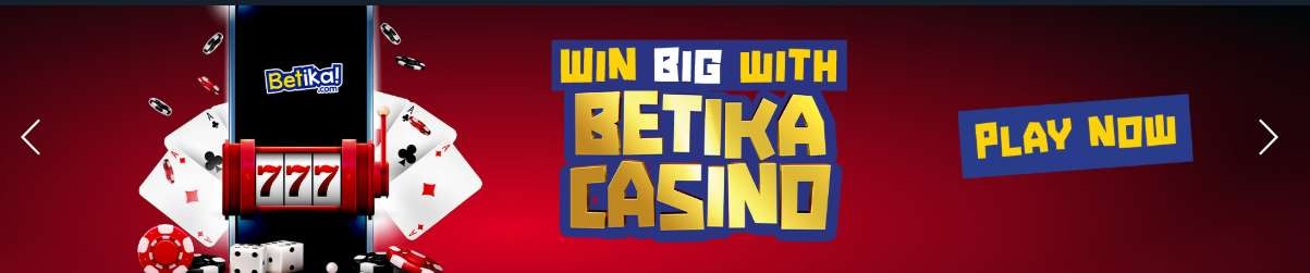 Win Big Betika Casino banner