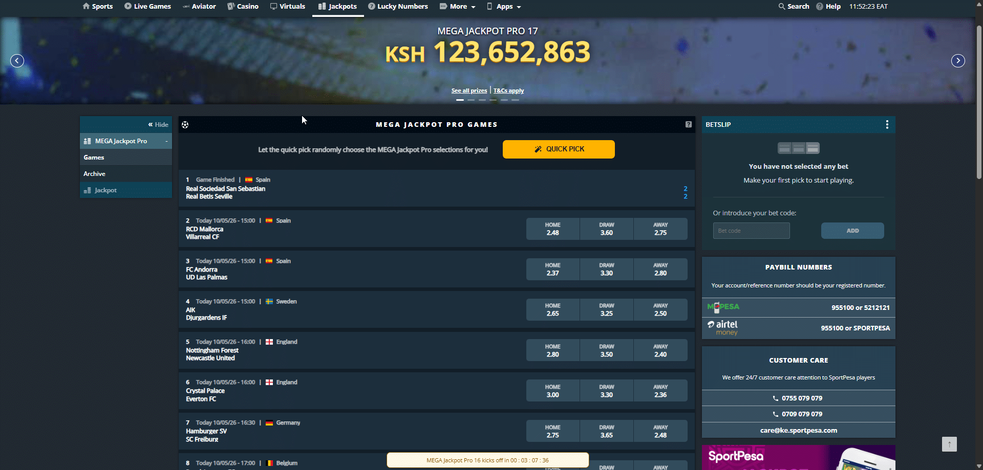 sportpesa jackpot
