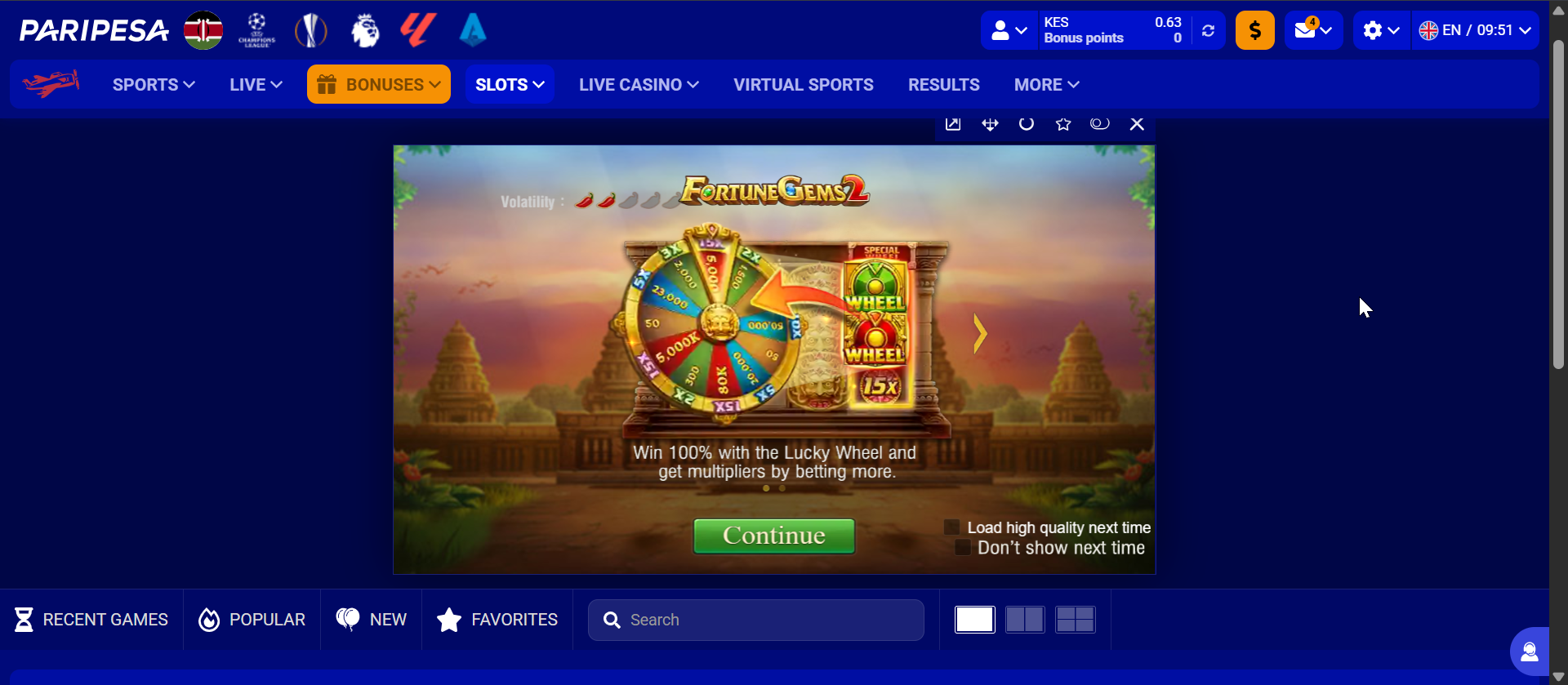 fortune gems 2 in Paripesa