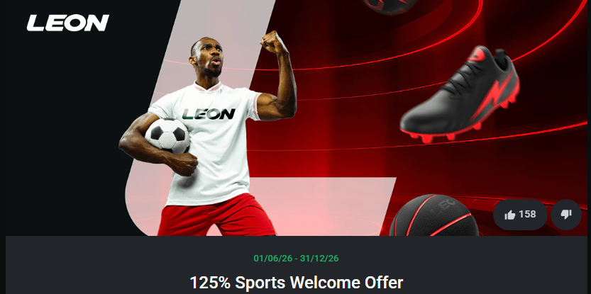 Leonbet welcome bonus
